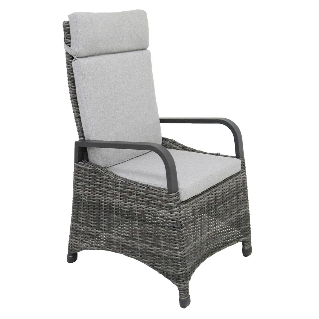 LC Garden Vivera Gartensessel Aluminium/Geflecht Anthrazit/Omega-Anthrazit