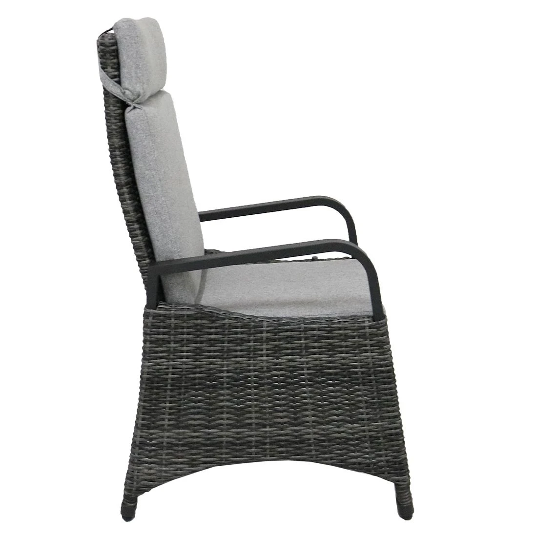 LC Garden Vivera Gartensessel Aluminium/Geflecht Anthrazit/Omega-Anthrazit – Bild 3