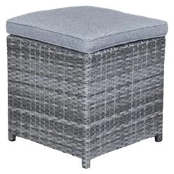 LC Garden Vivera Loungehocker Aluminium/Geflecht Grau/Omega-Anthrazit
