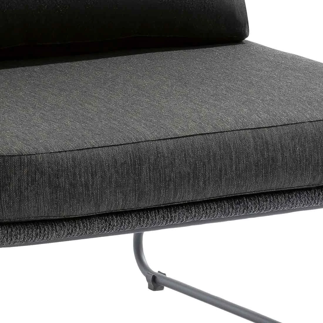 Niehoff Kubu Eck-/Endmodul Aluminium/Rope/Olefin Anthrazit/Schwarz – Bild 3