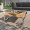 OUTLIV. Capri Loungetisch 75x75cm Teak Natur