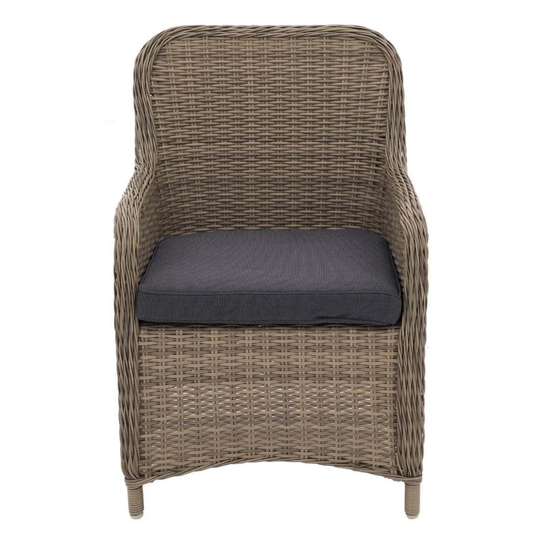 OUTLIV. Java Gartensessel Geflecht/Polyester Natur/Anthrazit – Bild 2