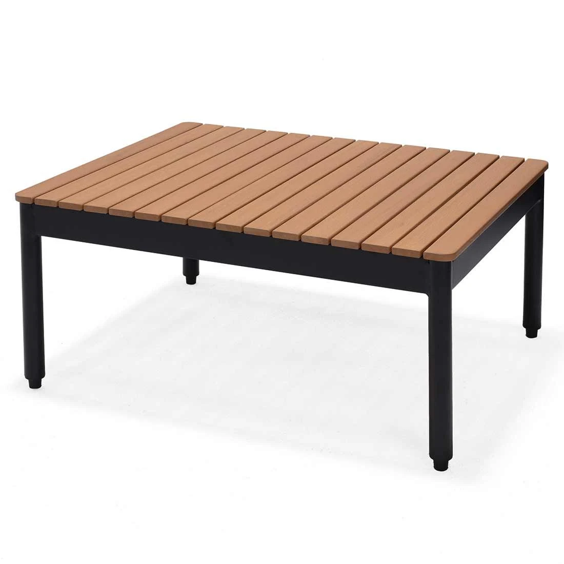 LifestyleGarden Colobus Loungeset 3-tlg. Aluminium/Textilene Schwarz/Dunkelgrau – Bild 4