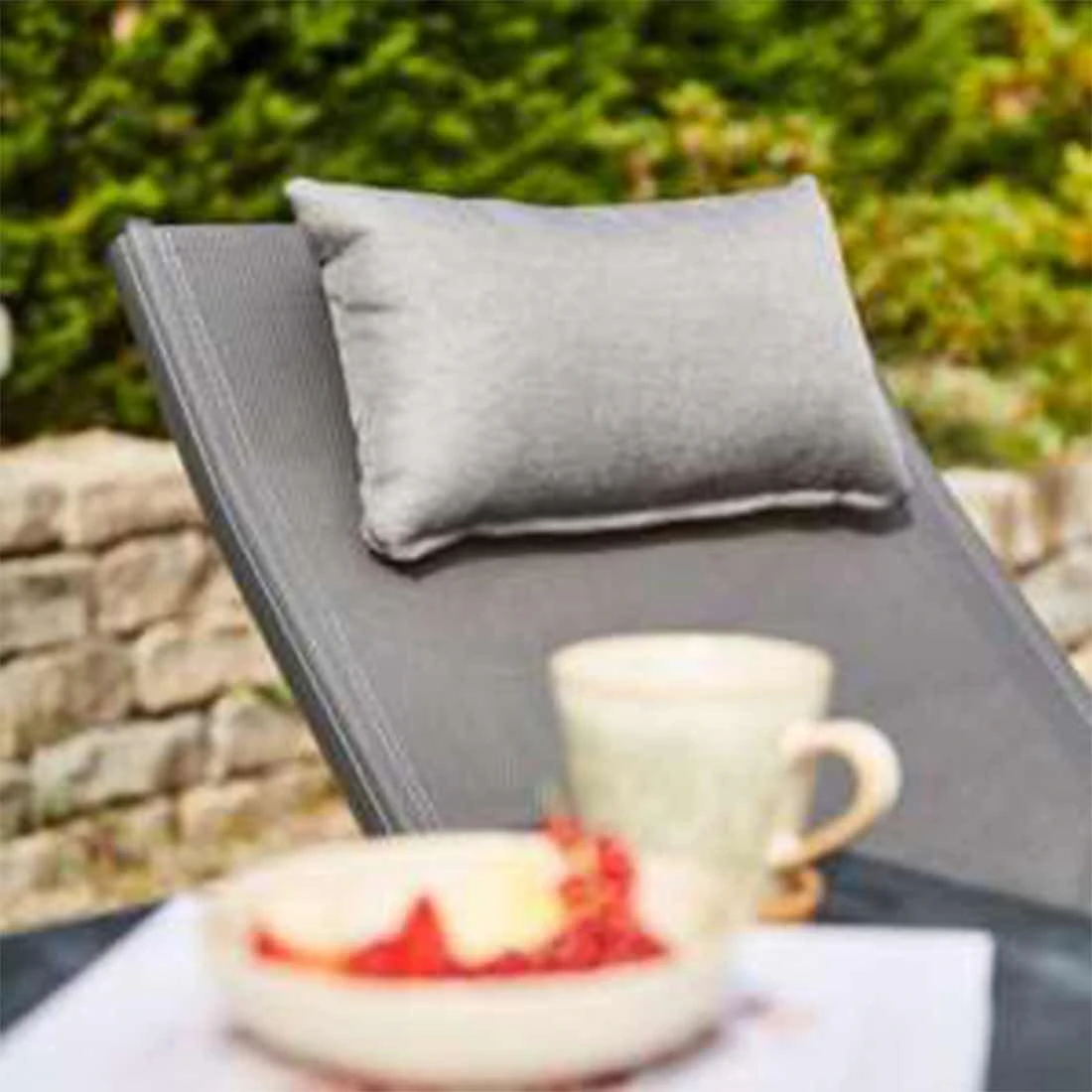 Siena Garden Miami Gartenliege Aluminium/Ranotex®-Gewebe Matt Anthrazit/Grau – Bild 10