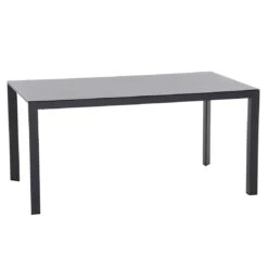 Siena Garden Ricon Gartentisch 160x90cm Aluminium/Glaskeramik Matt Anthrazit/Dark Concrete