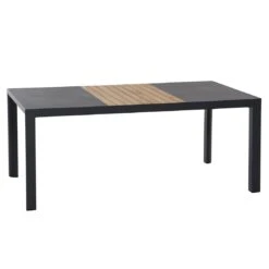 Siena Garden Rondo Gartentisch 180x100cm Aluminium/Keramik Matt Anthrazit/Anthrazit