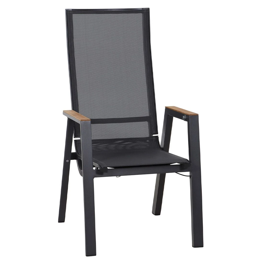 Siena Garden Rondo Gartensessel Aluminium/Ranotex®-Gewebe Matt Anthrazit/Grau