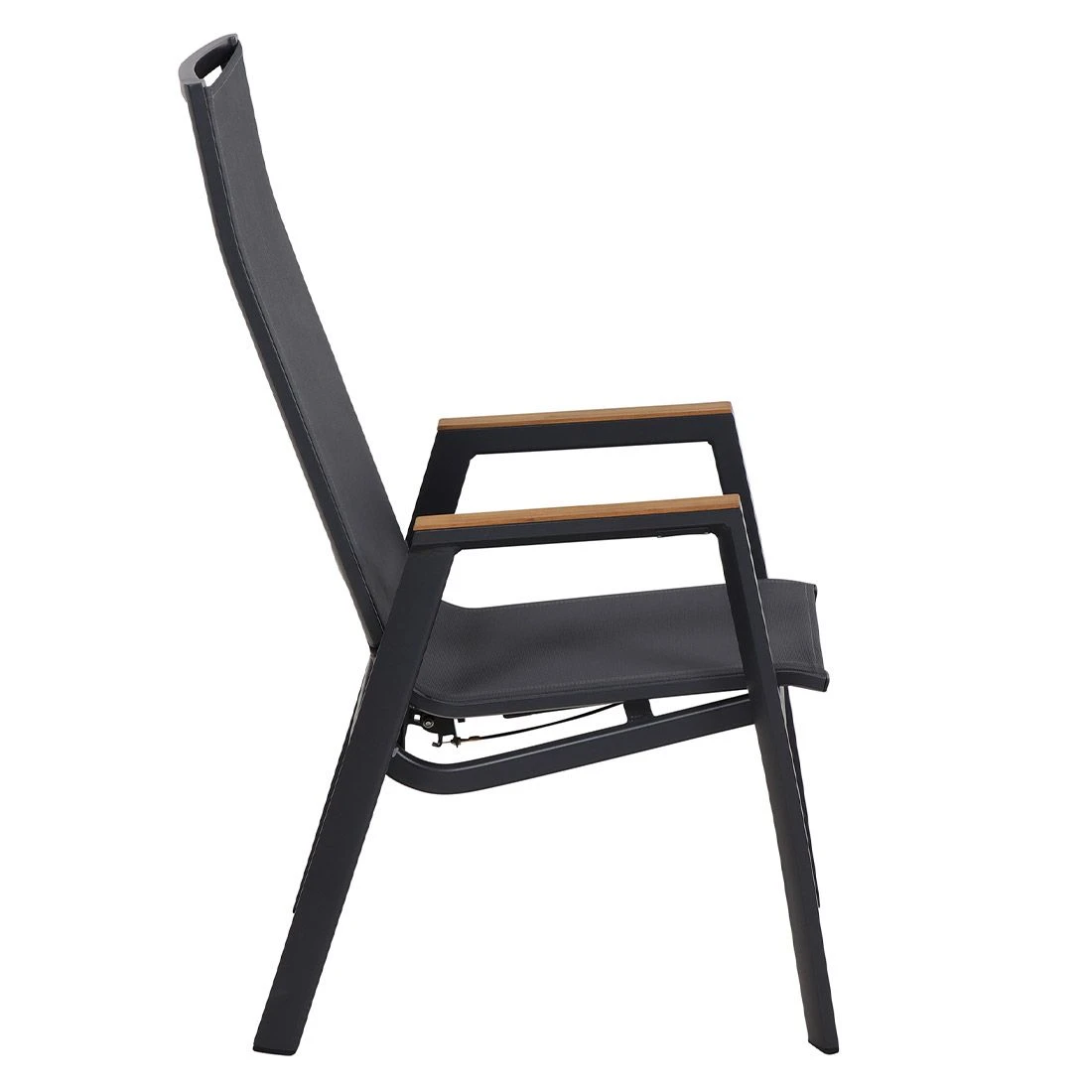 Siena Garden Rondo Gartensessel Aluminium/Ranotex®-Gewebe Matt Anthrazit/Grau – Bild 6