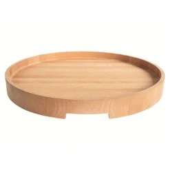 Siena Garden .U Holztablett Buche Ø45 Cm Natur