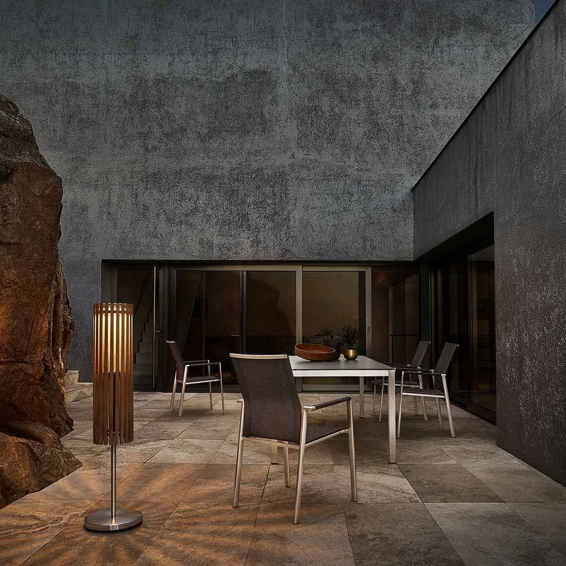 Solpuri Dance Stapelsessel Edelstahl/Textilene Silber/Coal – Bild 15