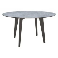 Stern Gartentisch Ø 134 Cm Aluminium/Silverstar 2.0 Anthrazit/Metallic Grau