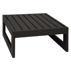 Stern New Holly Beistelltisch/Hocker 72x72cm Aluminium Schwarz Matt