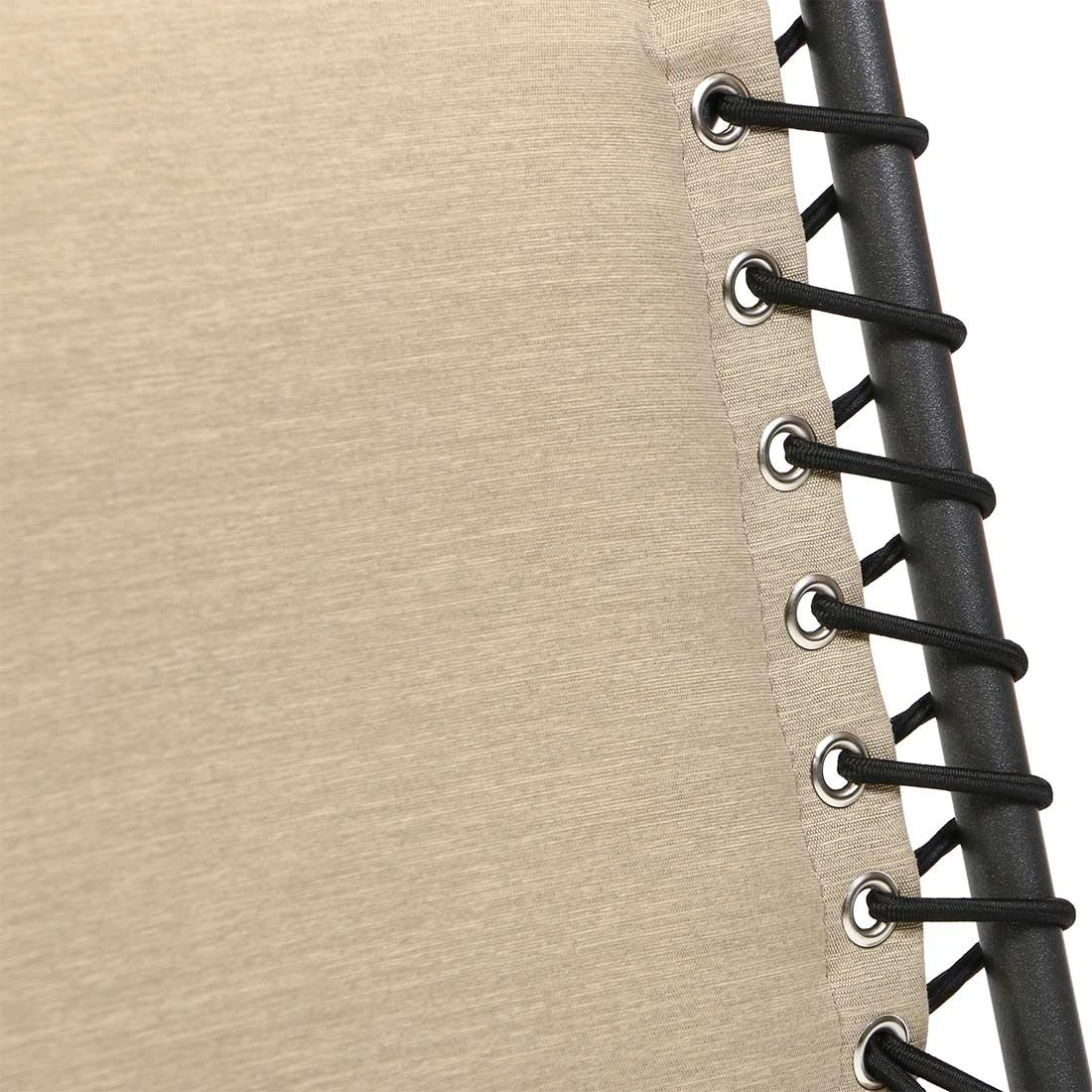 Sungörl Oasi Naturline Santori Relaxliege Aluminium/Olefin Anthrazit/Beige – Bild 5