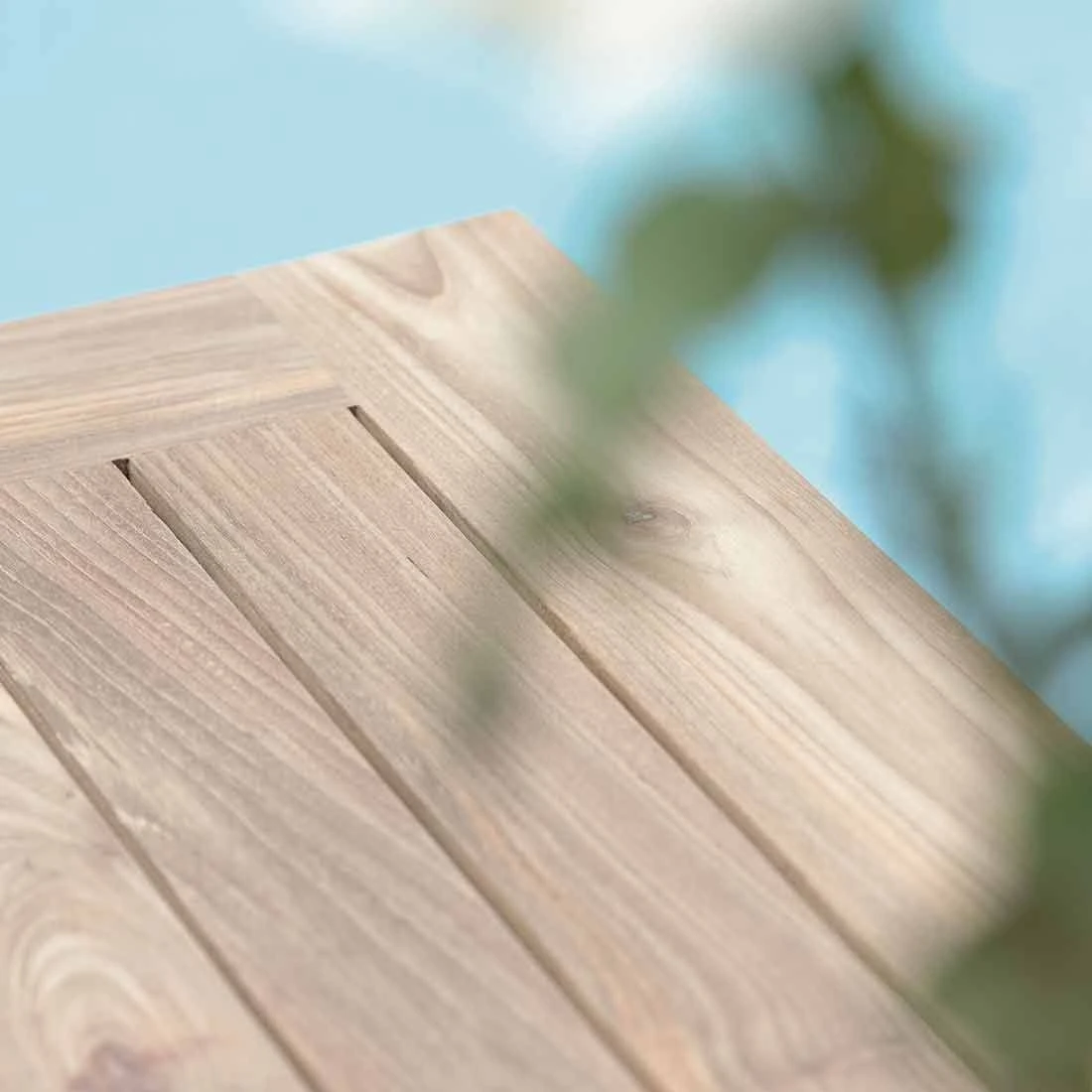 Stern Gartentisch-Platte 80x80cm Old Teak Old Teak – Bild 3