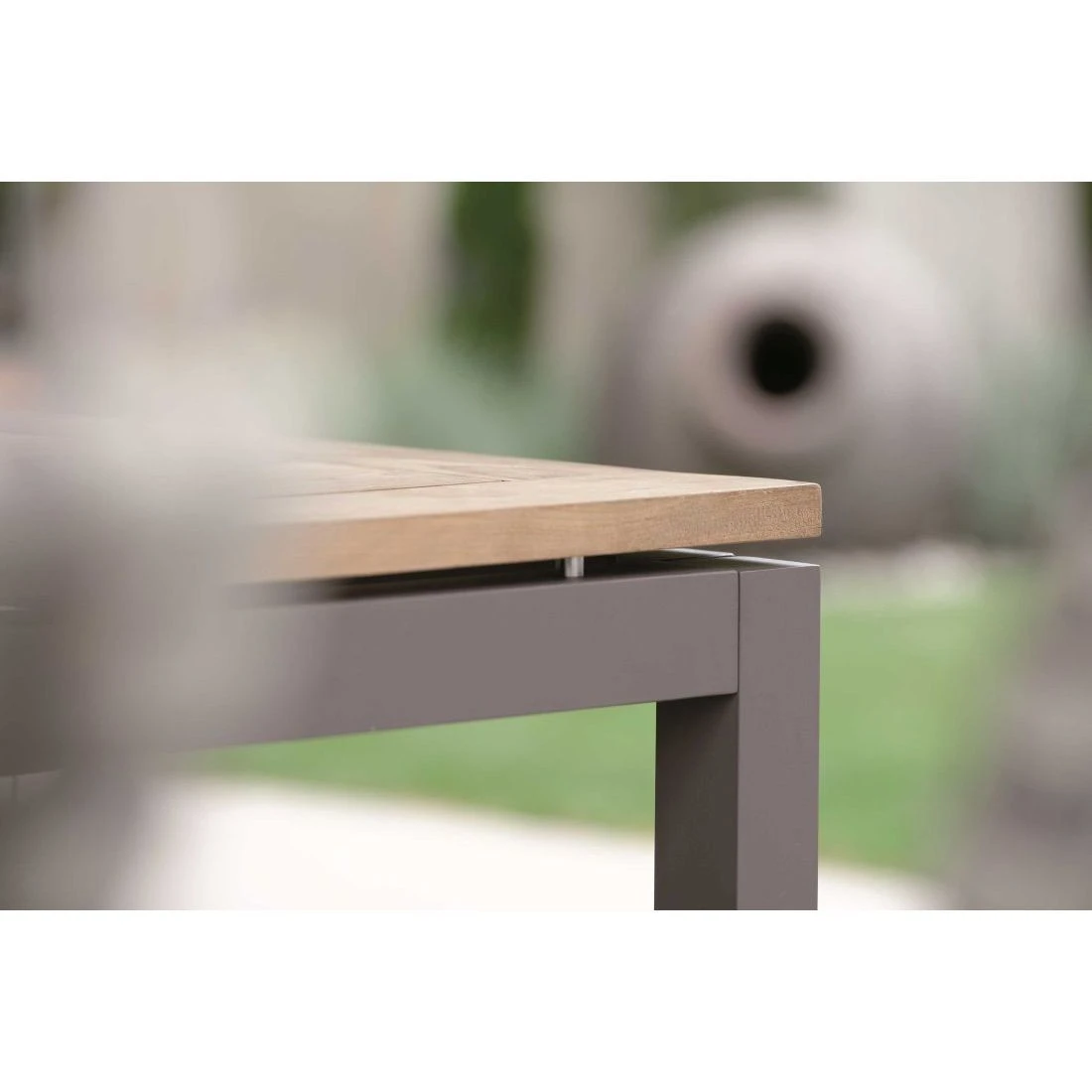 Stern Gartentisch-Platte 80x80cm Old Teak Old Teak – Bild 6