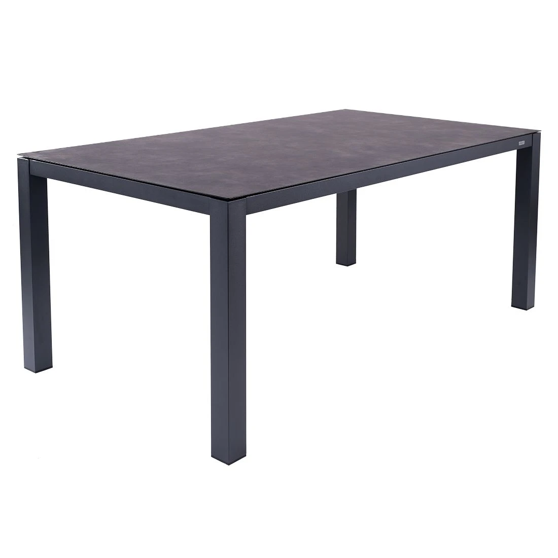Zebra Alus Gartentisch 180x100cm Aluminium/HPL Graphit/Volcanic Stone
