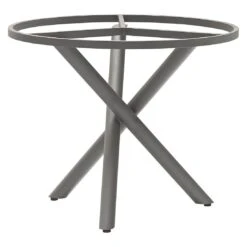 Zebra Mikado Gartentisch-Gestell Ø90xcm Aluminium Elegance Grey