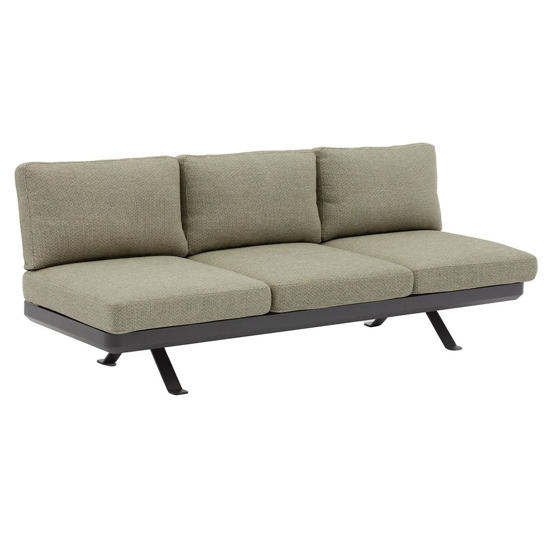 Zebra Sky Loungeset 3-tlg. Aluminium/Sunproof Graphit/Camden Grey – Bild 3